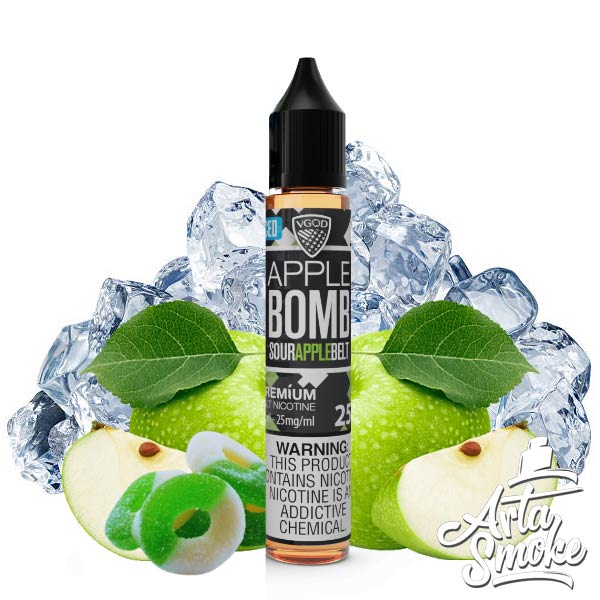 VGOD-BANANA-BOMB-ICED-1 سالت بمب سیب یخ ویگاد VGOD APPLE BOMB ICED