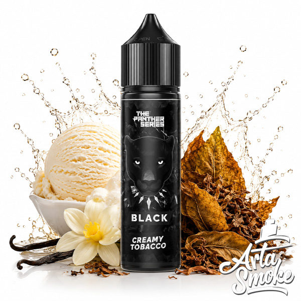 DR-VAPES-BLACK-1 جویس دکتر ویپز تنباکو وانیل بستنی DR.VAPES BLACK PANTHER - Image 1
