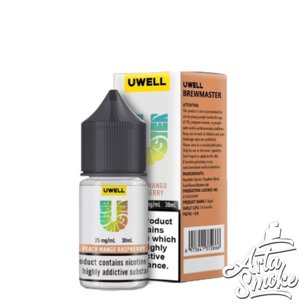 سالت هلو انبه تمشک یوول UWELL PEACH MANGO RASPBERRY SALT