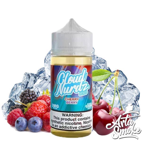 جویس کلود نوردز گیلاس تمشک یخ CLOUD NURDZ ICED CHERRY BERRY