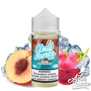 جویس کلود نوردز هلو دراگون فروت یخ CLOUD NURDZ ICED PEACH DRAGON FRUIT