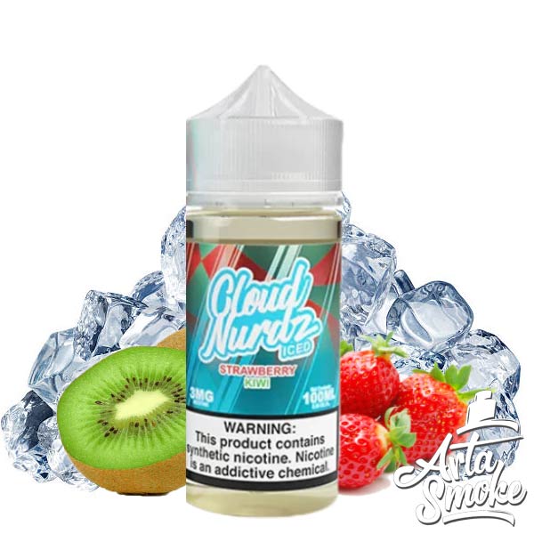 جویس توت فرنگی کیوی یخ کلود نوردز CLOUD NURDZ ICED STRAWBERRY KIWI