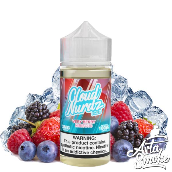 جویس کلود نوردز تمشک شاتوت یخ CLOUD NURDZ ICED VERY BERRY HIBISCUS