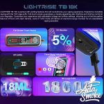 پاد یکبارمصرف 18000 پاف لایت رایز لاست ویپ LOST VAPE LIGHTRISE 18K - Image 12