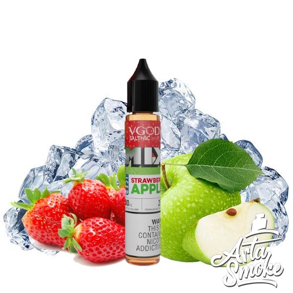 VGOD-MIX-STRAWBERRY-APPLE-1 سالت ویگاد توت فرنگی سیب یخ VGOD MIX ICED STRAWBERRY APPLE - Image 1