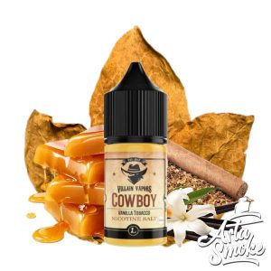 سالت وانیل تنباکو کارامل فایو پانز FIVE PAWNSE VILLAIN VAPORS CAWBOY