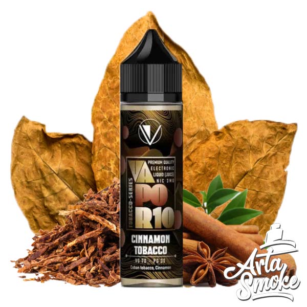 vaper10-tobacco-cinnamon-1 جویس تنباکو دارچین ویپرتن VAPOR10 CINNAMON TOBACOO - Image 1