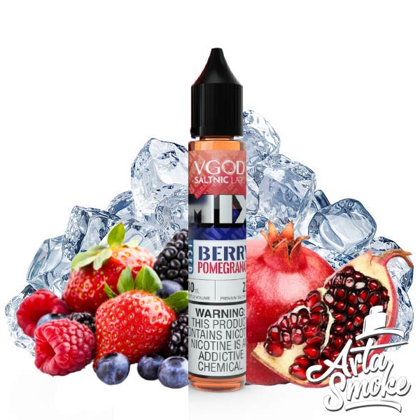 VGOD-BERRY-POMGRANET-ICED-1 سالت ویگاد بلوبری انار یخ VGOD MIX ICED BERRY POMEGRANATE - Image 1