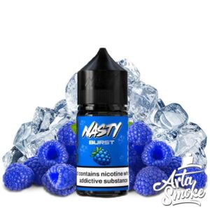سالت نستی تمشک آبی یخ NASTY BURST BLUE RAZZ ICE